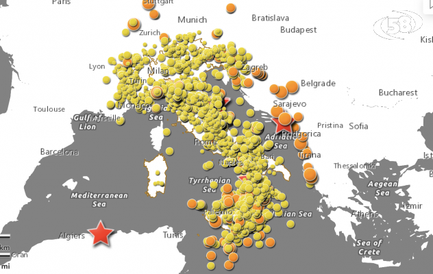 Terremoti, nel 2022 registrati oltre 16.000 eventi sismici in Italia