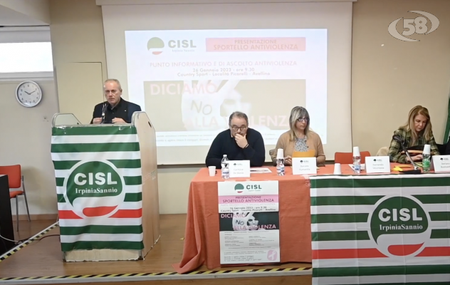 La Cisl IrpiniaSannio apre uno sportello antiviolenza ad Avellino