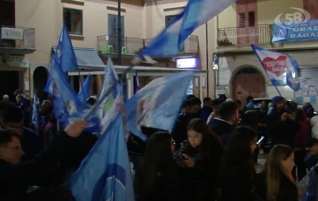 Napoli campione, festa scudetto anche ad Ariano /VIDEO
