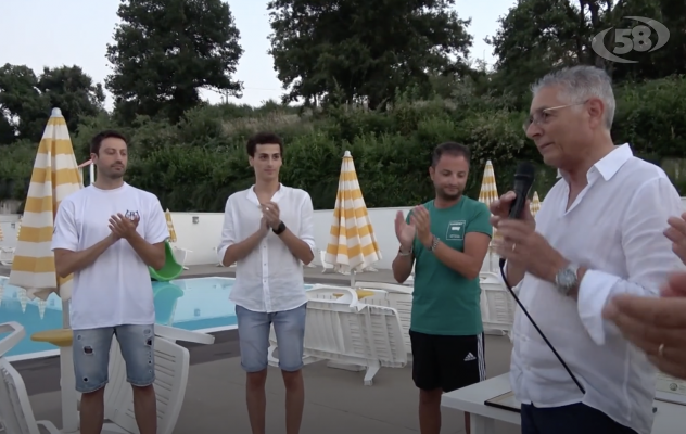 Valerio Piccolo e Davide Romano: Sturno omaggia i due campioni del nuoto pinnato