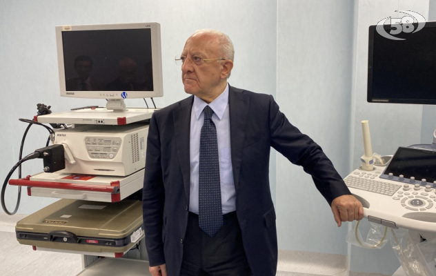 Solofra ha il suo nuovo ospedale, De Luca: promessa mantenuta