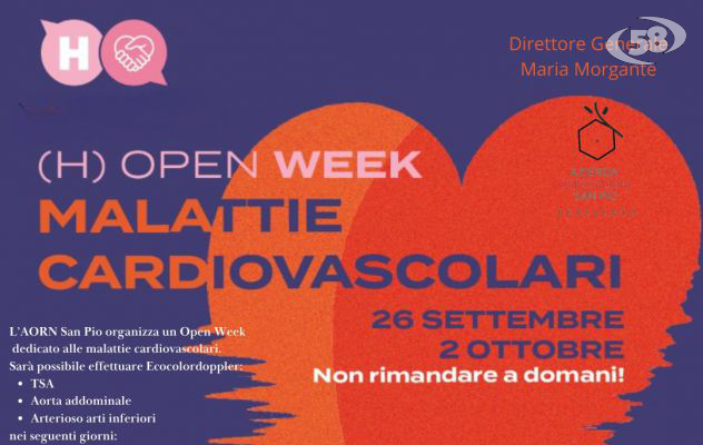 Visite cardiologiche ed esami gratuiti al San Pio: parte l'open week