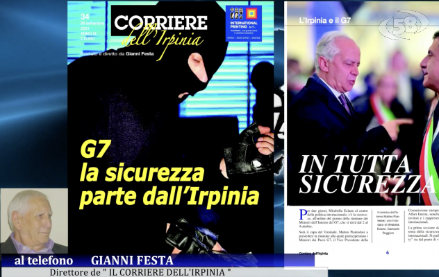 L'Irpinia e il G7, il Corriere in edicola