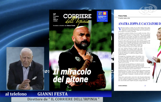 Il miracolo del pitone, calcio e non solo nell'ultimo numero del Corriere