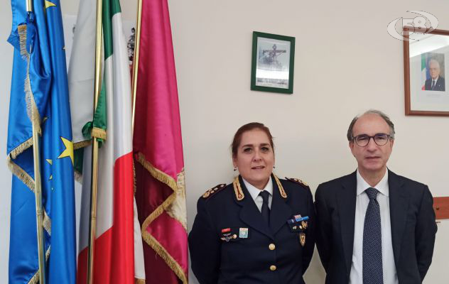 Il vice questore Giuliana Postiglione ricoprirà l'incarico di dirigente reggente