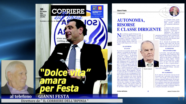 È in edicola il nuovo numero del Corriere dell’Irpinia