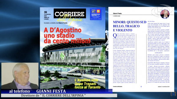 Torna in edicola il Corriere dell’Irpinia. Copertina dedicata al calcio Avellino 