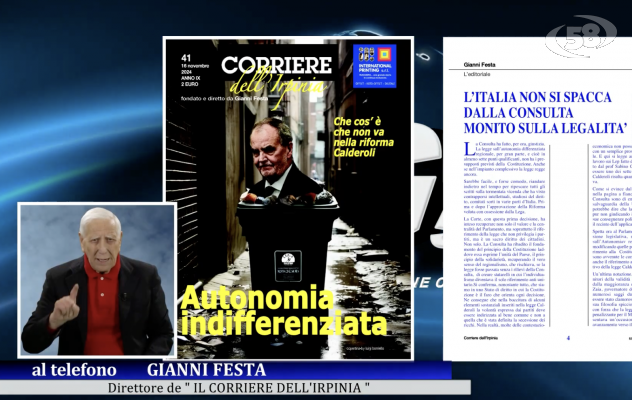 Il pasticcio dell'autonomia differenziata sul Corriere in edicola