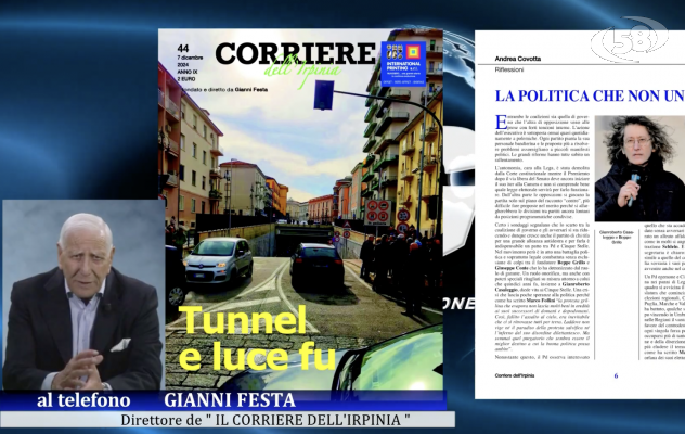 Il tunnel di Avellino e i dati che smentiscono i successi del governo Meloni: il Corriere è in edicola