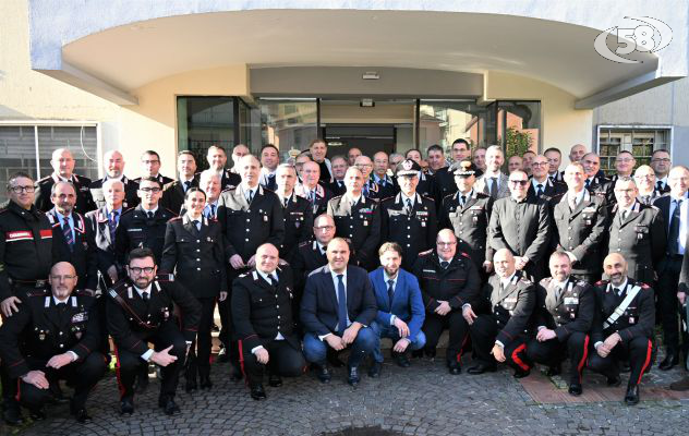 Il generale Gala visita il Comando provinciale dei Carabinieri e plaude ai militari