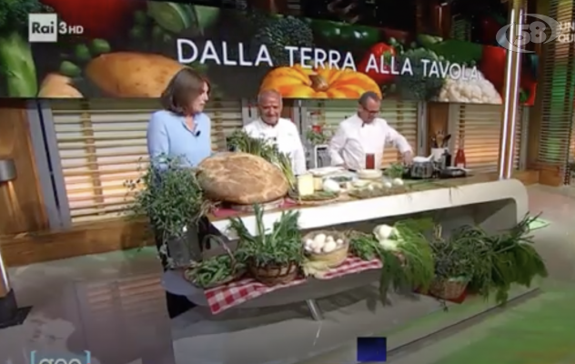 Peppo Zullo con Antonio Robusto protagonisti della trasmissione Raitre Geo&Geo