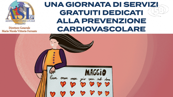 Open Day prevenzione cardiovascolare: il 27 maggio visite e servizi gratuiti all’Ospedale di Ariano Irpino