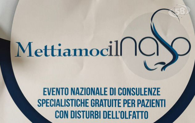 "Mettiamoci il naso", al San Pio giornate di screening gratuiti con test olfattometrici 