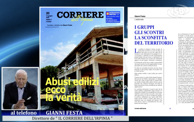 Il Corriere in edicola: focus sugli abusi edilizi