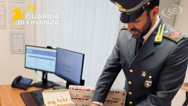 Filtri e cartine per tabacco, maxi sequestro della Finanza di Benevento