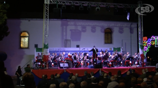 Ariano, boom di presenze per la sagra di Santa Barbara. Chiusura con la Fanfara dei Carabinieri