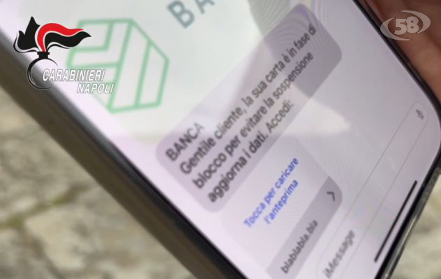 "Ti hanno clonato la carta di credito, clicca qui per accedere al tuo conto", i Carabinieri scoprono la base: 3 in carcere