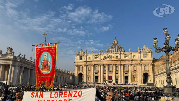 La Statua di San Lorenzo Martire arriva in Vaticano per la benedizione di Papa Leone 