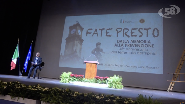 "Fare prima, fare meglio": Avellino ricorda il sisma del'80