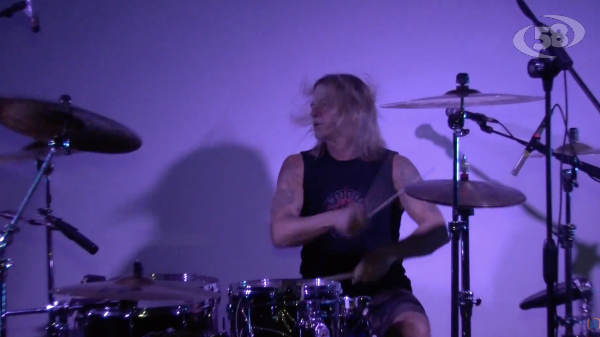 Il grande rock a Vallesaccarda: di scena il batterista degli Evanescence