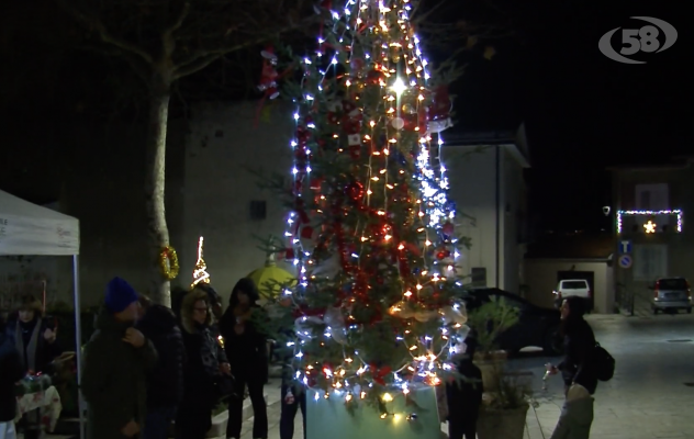 A Flumeri si rinnova la tradizione dell’accensione dell’albero di Natale