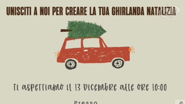 Ariano, un laboratorio per creare ghirlande natalizie: appuntamento il 13 dicembre