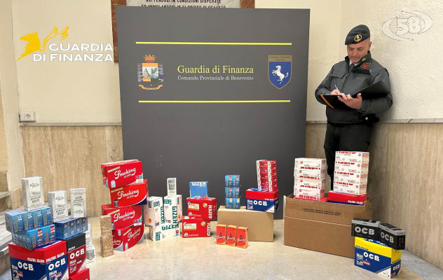 Furgone carico di cartine e filtri, la Finanza eleva una sanzione di oltre 10mila euro