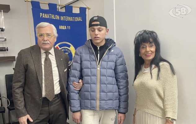 Anche il quattordicenne Antonio Graziosi tra i tedofori delle Olimpiadi di Milano Cortina