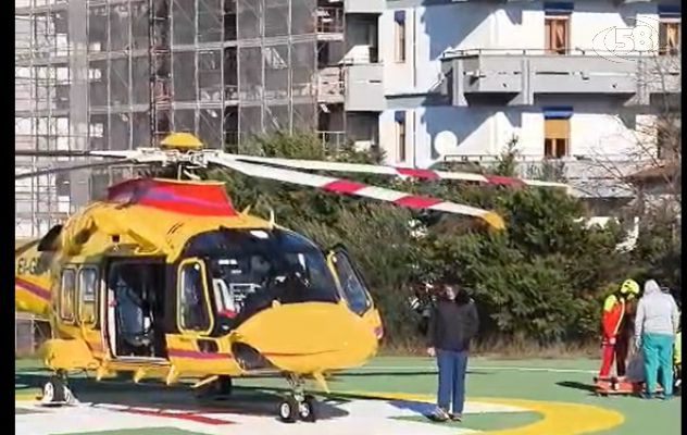 Paziente in condizioni critiche trasferito in elisoccorso, funziona il piano di emergenza dell'Asl