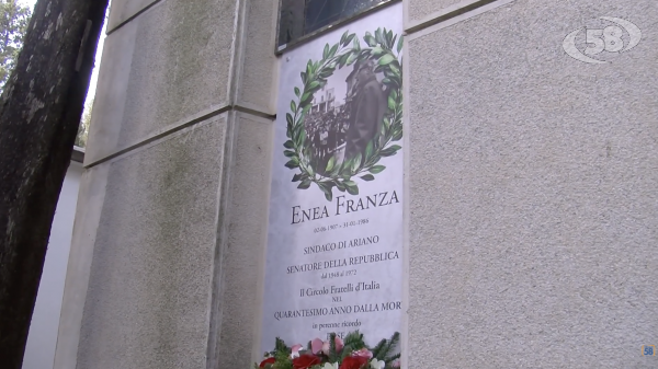 Fratelli d’Italia Ariano ricorda Enea Franza a 40 anni dalla scomparsa