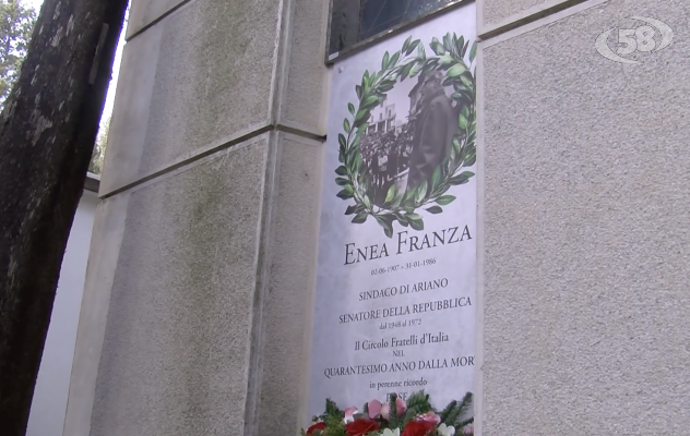 Fratelli d’Italia Ariano ricorda Enea Franza a 40 anni dalla scomparsa