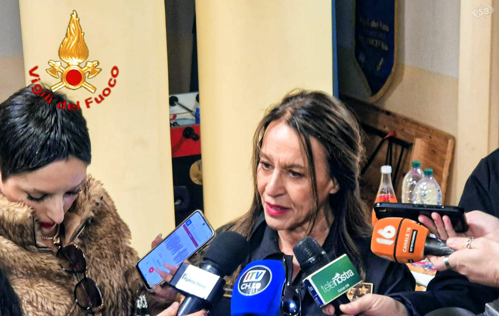 Alessandra Rilievi al comando dei Vigili del Fuoco di Avellino