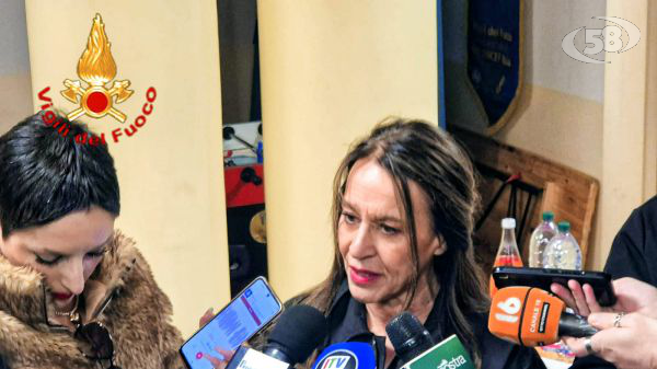 Alessandra Rilievi al comando dei Vigili del Fuoco di Avellino