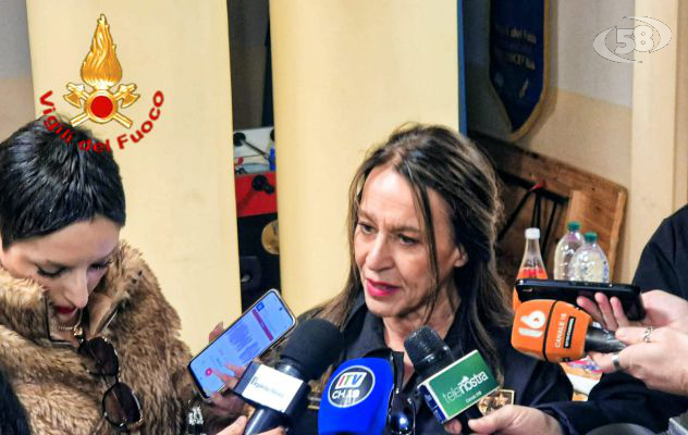 Alessandra Rilievi al comando dei Vigili del Fuoco di Avellino