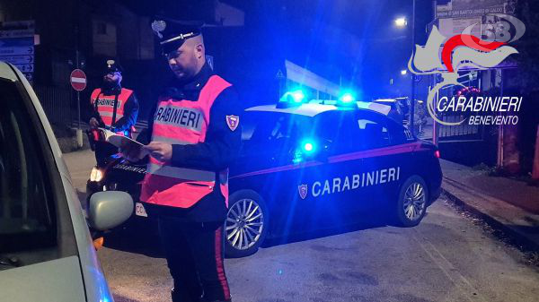 Controlli straordinari dei Carabinieri nella Val Fortore: sequestri, sanzioni e droga