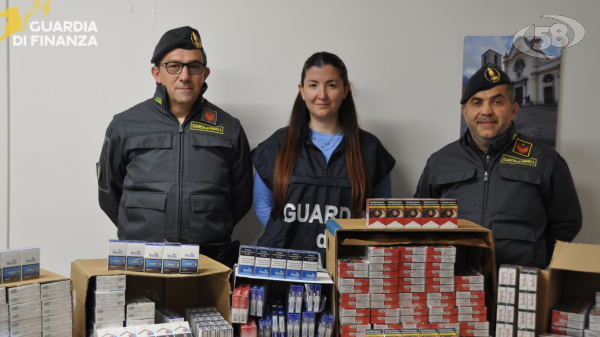 Sequestrati 22 kg di sigarette di contrabbando: un arresto