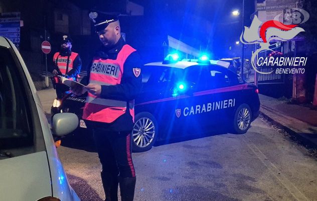 Controlli dei Carabinieri in Val Fortore: fogli di via, ritiro di patenti e sanzioni