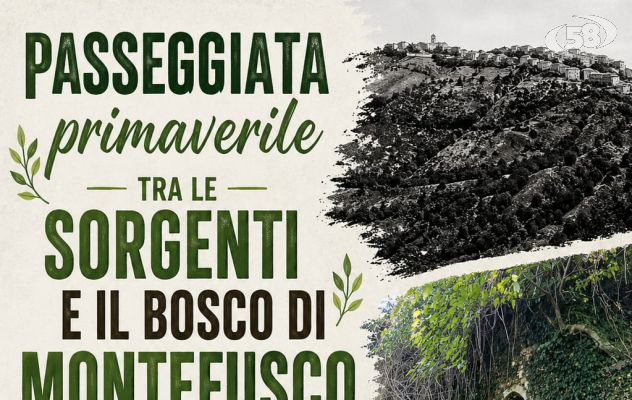 Passeggiata primaverile tra le sorgenti e i boschi di Montefusco: tutto pronto per il cammino del benessere