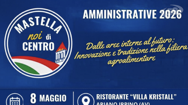 "Dalle aree interne al futuro", Mastella ad Ariano al fianco di Grasso