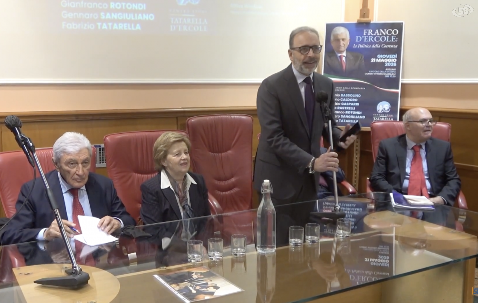 D'Ercole, una vita coerente: l'omaggio dell'Irpinia e della politica