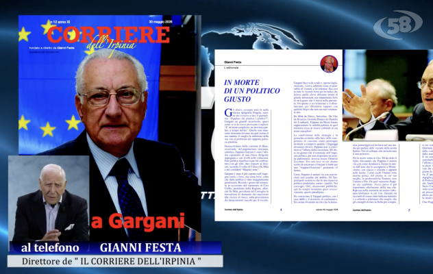 L'addio a Gargani e l'analisi del voto: il nuovo numero de Il Corriere
