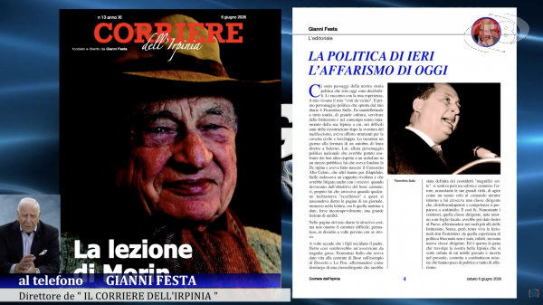 Sul sito del Corriere dell'Irpinia il nuovo numero del settimanale