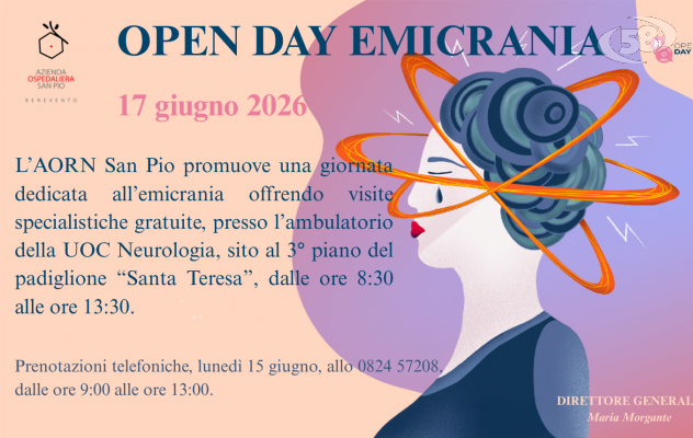 Emicrania, al San Pio visite e consulenze mediche gratuite