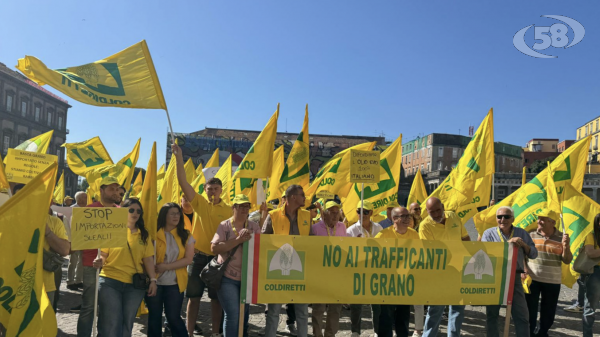 Coldiretti Avellino in piazza: allarme per filiere grano e olio
