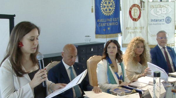 Passaggio delle consegne al Rotary Club Avellino Est Centenario: Maria Cristina Diener nuova presidente