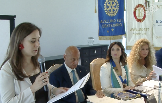 Passaggio delle consegne al Rotary Club Avellino Est Centenario: Maria Cristina Diener nuova presidente
