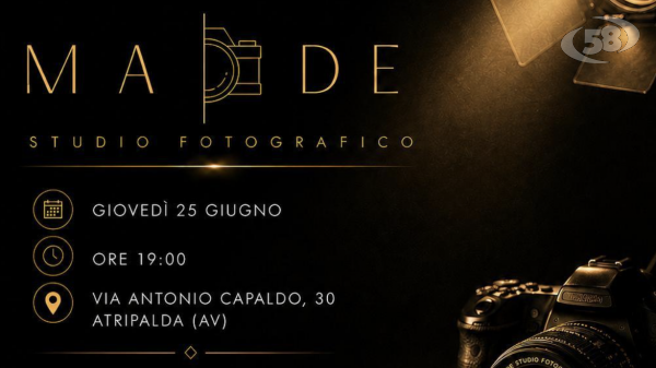 Atripalda, nasce “MaDe Studio Fotografico”: inaugura il nuovo spazio dedicato all’immagine