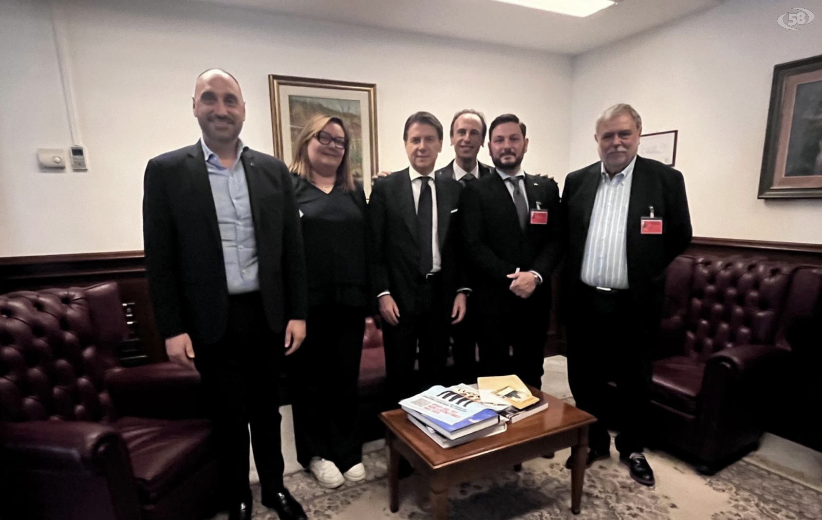 Avellino, gli eletti del Movimento dal presidente Conte