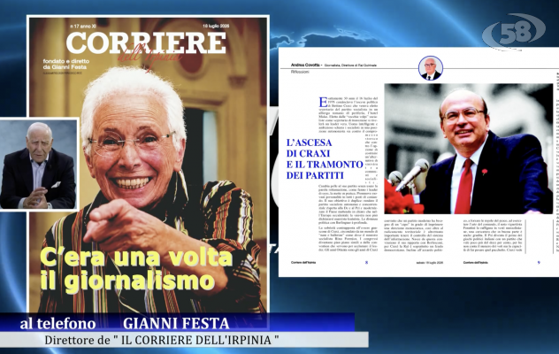 Online il nuovo numero de “Il Corriere dell’Irpinia”. La copertina è dedicata a Nora Puntillo