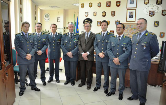 Avellino, il Procuratore Cantelmo in visita al Comando della Finanza